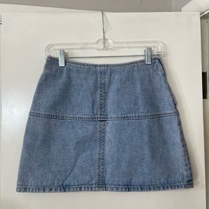 90s GUESS denim mini skirt